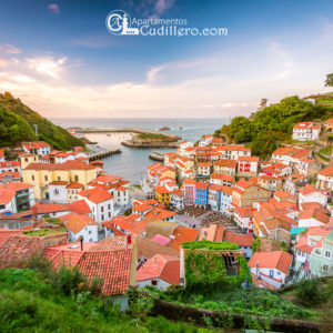 Cudillero desde Cimadevilla Cudillero , anfiteatro Cudillero, casas de Colores, Turismo Asturias, Vacaciones Cudillero, escapada Cudillero